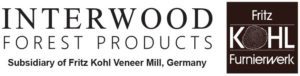 Joint logos for Interwood Forest Products and Fritz Kohl. 