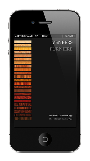 Iphone App Veneer with info
