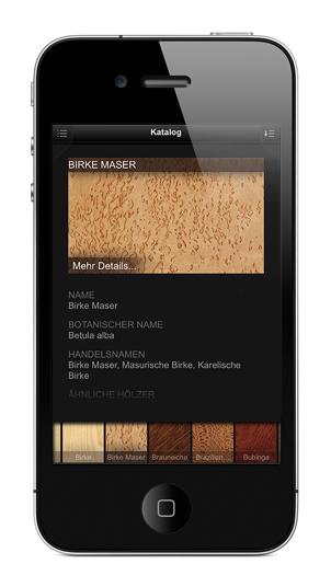 Iphone App Veneer with info