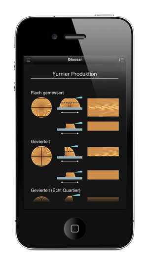 Iphone App Veneer with info